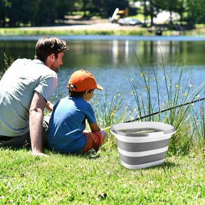 Collapsible Bucket for Cleaning, 4.2 Gallons Mop Bucket with Handle for Floor Window Car Washing, Silicone Ice Buckets for Parties Camping Fishing Beach, RV Laundry Storage Household Cleaning Supplies