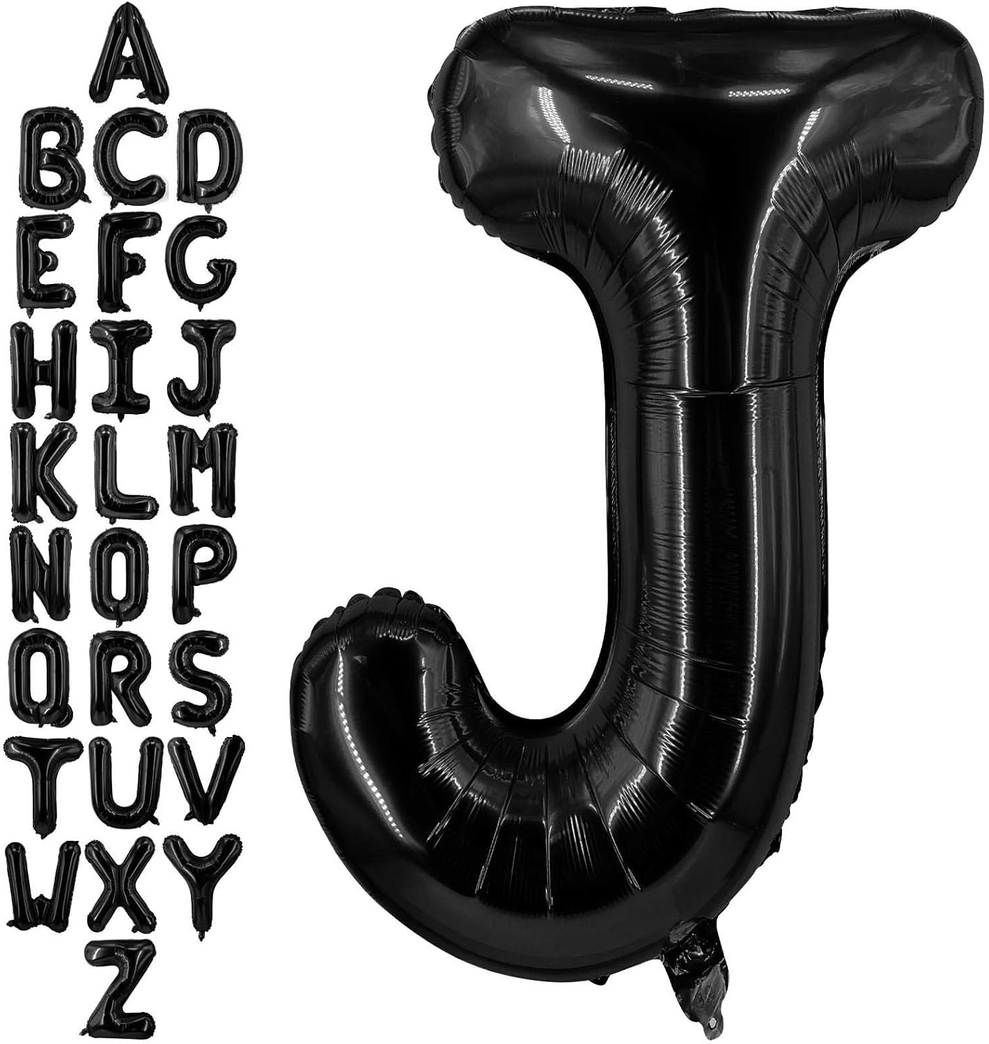 40 Inch Black Letter A Balloons, DIY Phrase Foil Alphabet Letter A Balloons DIY Word A Banner for Birthday Anniversary Celebration Graduation Party Supplies Decoration