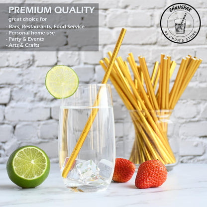 Black Paper Straws 1000 Count - 7.75" x 0.24", 100% Biodegradable & Compostable, Disposable Drinking Straws Bulk - Cocktail, Bars, Restaurants