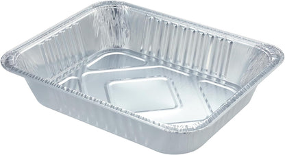 Waytiffer Aluminum Pans 9x13 Disposable Foil Pans (10 Pack) Half Size Deep Steam Table Pans Extra Thick for Baking, Cooking, Roasting, Heating, Serving & Lining Steam-Table Trays