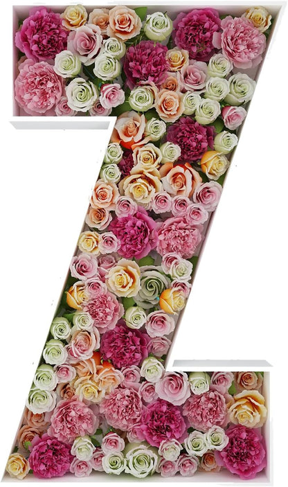 JW Passion - Premium Quality Made 3FT Tall Mosaic Balloon Frame Big Marquee Light Up Letters DIY Kit for Birthday Party Wedding Backdrop Decor Letter A Pre-Cut Foam Board