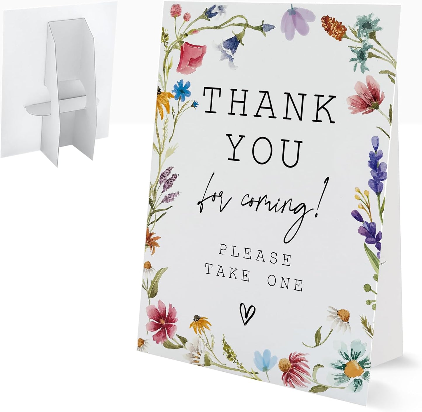 Bible Guest Book Sign, Wedding Signs for Ceremony and Reception, Floral Bridal Shower Decoration, Wedding Signage with Bracket, Bridal Shower Decor, Supplies For Engagement and Anniversary Parties, 13