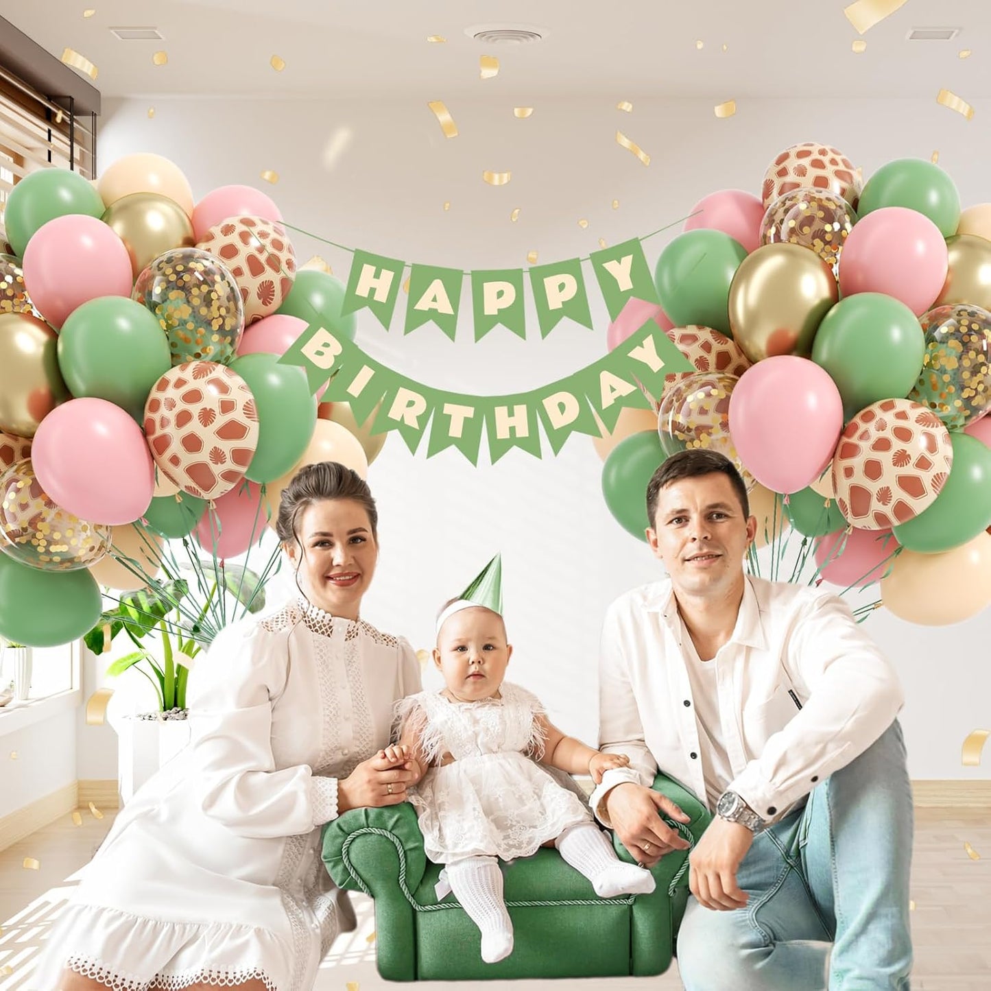 Light Pink and White Balloons, 60pcs 12inch Pearl Light Baby Pink Confetti White Balloons for Wedding Bridal Shower Baby Shower Pink Birthday Decorations
