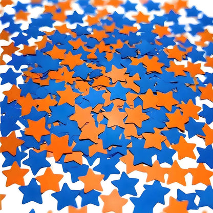 Rainbow Metallic Foil Star Confetti 0.78inch/2cm 8000PCS Table Confetti for Party Birthday Decoration or Filled Balloons