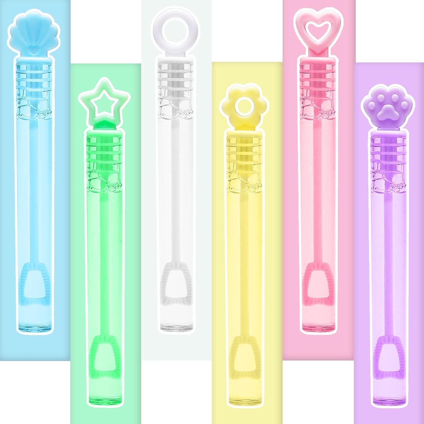 Bubble Party Favors for Kid, 30 Pack Mini Bubbles Bulk with Gift Box, Pastel Bubble Wand Sticks Toy for Party Supplies, Birthday, Wedding Decorations, Goody Bag Fillers Stuffers, Carnival Prizes
