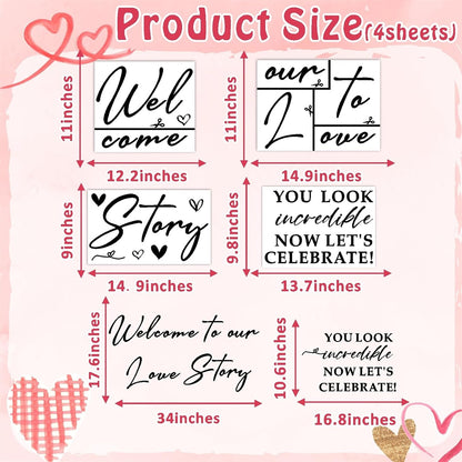 Custom Name Welcome to Our Wedding Signs Personalized Wedding Mirror Decals Selfie Mirror Decal for Wedding Entry Reception Display Golden Date Marriage DIY Vinyl Lettering Welcome Party Decoration