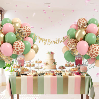 Light Pink and White Balloons, 60pcs 12inch Pearl Light Baby Pink Confetti White Balloons for Wedding Bridal Shower Baby Shower Pink Birthday Decorations