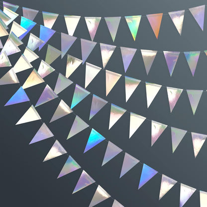 30Ft Navy Blue Gold and Beige Party Decorations Royal Blue Gold Triangle Flag Pennant Banner Bunting for Graduation Birthday Wedding Bridal Shower Nautical Ahoy Achor Theme Party Decorations Supplies