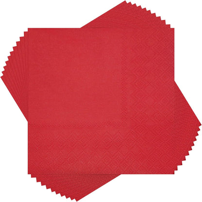100PCS Blue Party Napkins Gold Dot Cocktail Paper Napkins Beverage Napkin for Birthday Wedding Dinner Disposable Supplies