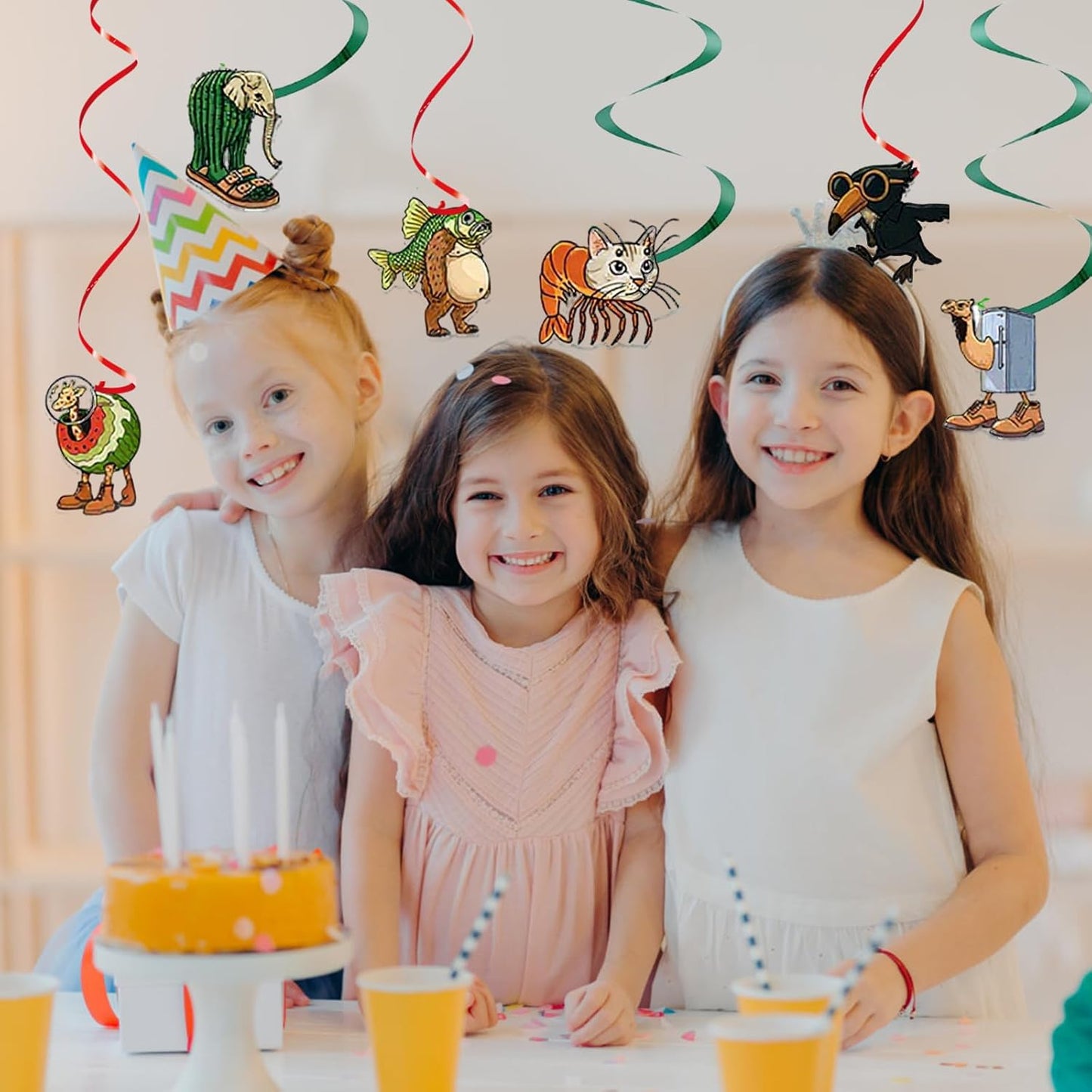 TJLMCORP Italian Brainrot Party Game, Pin the Tail Party Game Set With 24 Stickers and and 2 Blindfolds, Tralalero Themed Birthday Party Supplies, Brain Rot Party Decorations（Tung Tung Tung Sahur）