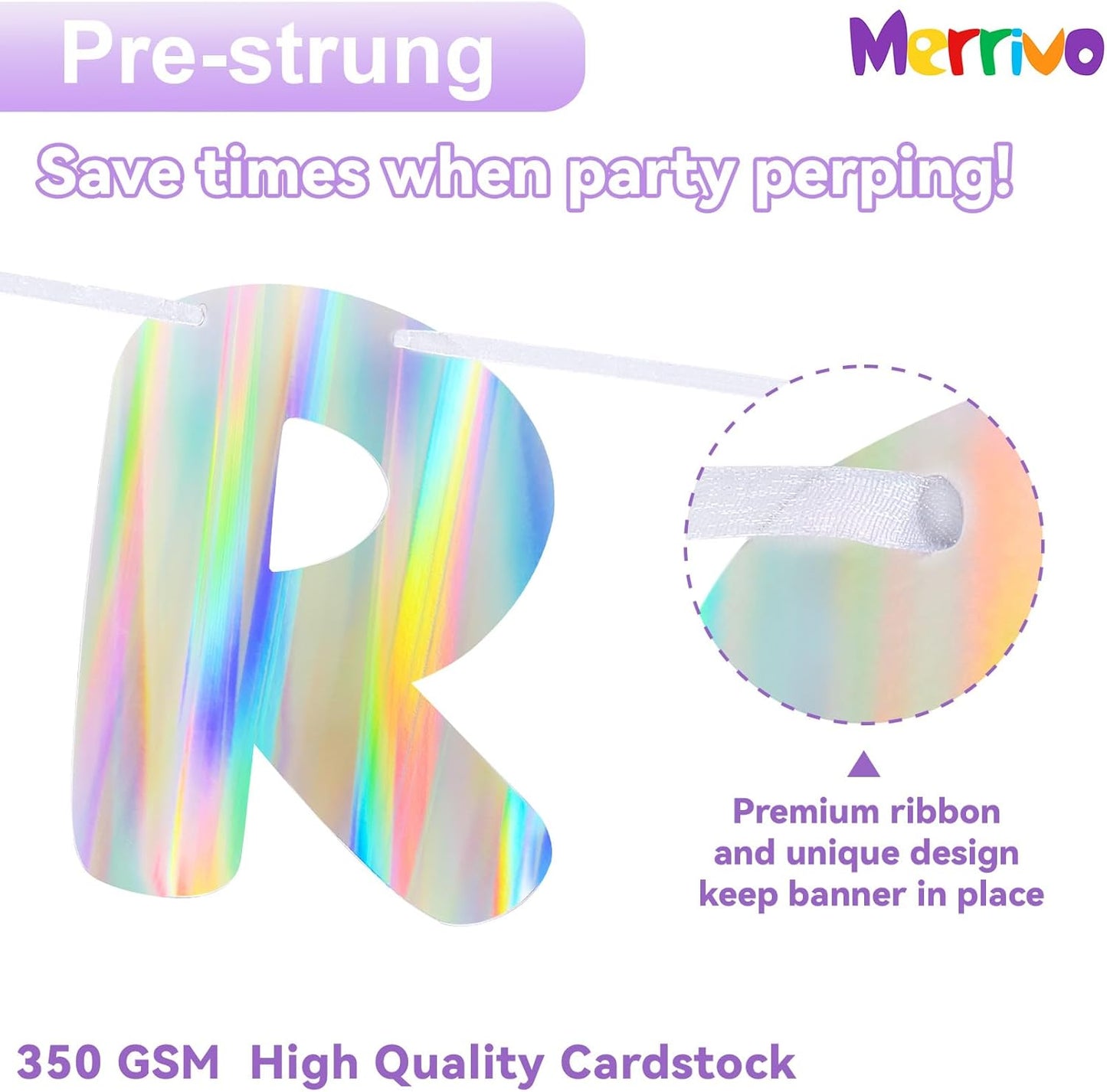 Iridescent Welcome Back We Missed You So Much Banner, Holographic Welcome Back Decorations, Pre-Strung Welcome Home sign for Office Party, Family Gathering, Back to School, Military Homecoming