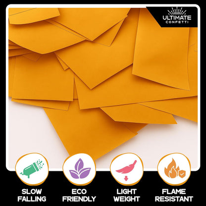 Ultimate Confetti, Multicolor Biodegradable Confetti - Rectangular Fluttering Tissue Paper Confetti for Cannon and Launcher use - Best for Holidays, Birthday, Wedding, and Parties - 1 lb, 16 oz