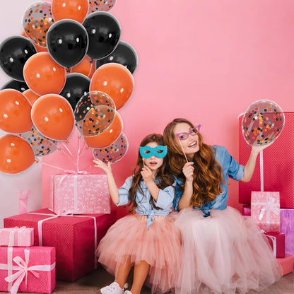 68Pcs Pink and Purple Balloons 12 Inch Metallic Purple Pink Latex Balloon Confetti ballons with Ribbons Party Balloons for Wedding Girls Birthday Baby Shower Decorations.