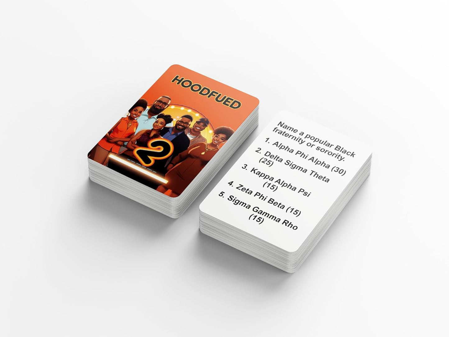 HoodFued : The Ultimate Family Trivia Card Game - A Culture-Centric Game That Brings Friends and Family Together for Fun and Knowledge and More Fun Than The Hood Charades Game for Family or Tabu