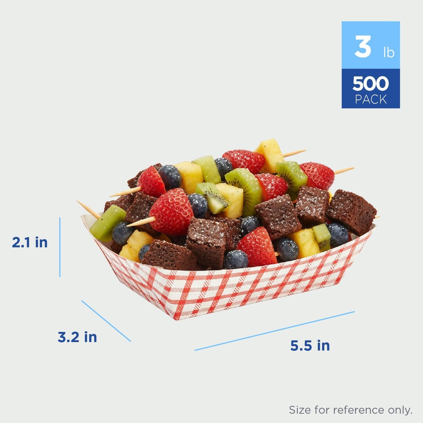 Karat Paper Food Trays Disposable [2 LB - 1,000 ct] Sturdy Food Boats, Leak Resistant | Ideal for Snacks, Nachos and Finger Foods