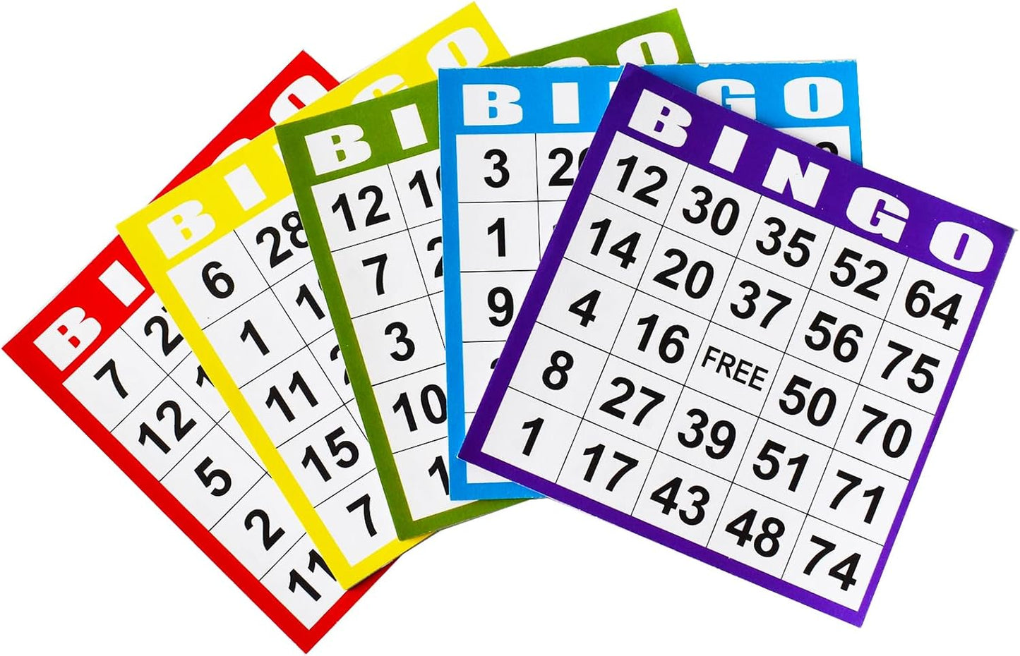 SEETOOOGAMES Bingo Paper Game Cards - 1 Card -100 Books of 10 Sheets
