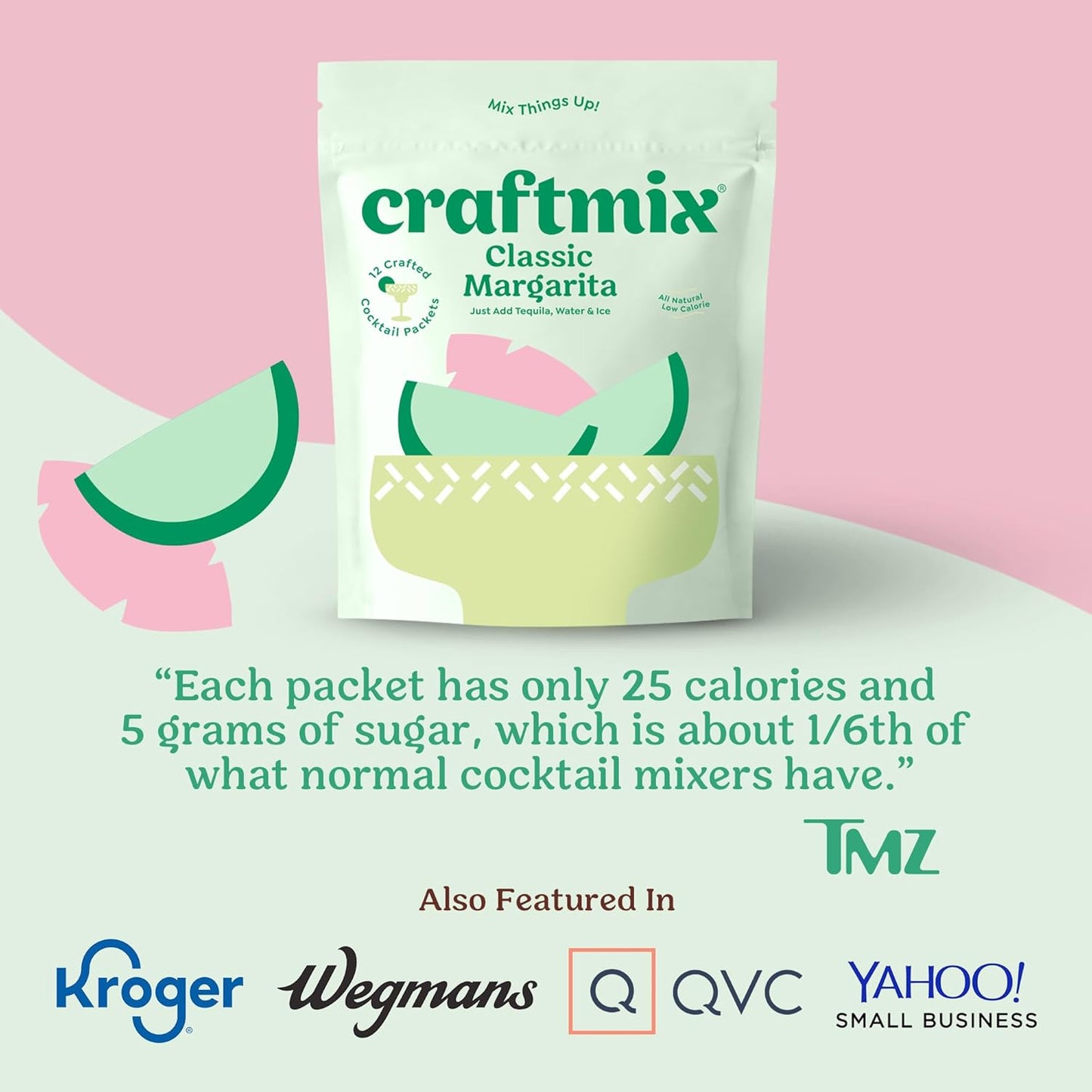 Craftmix Espresso Martini Cocktail & Mocktail Drink Mixer, Skinny Mixes - Water Flavoring Packets - Made With Real Coffee Beans - Vegan, Low-Carb, Low-Sugar, Non-GMO, Dairy Free, Gluten Free, 12 Pack