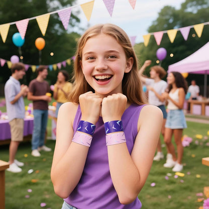 KPOP Theme Slap Bracelets, KPOP Slap Wristband Set,Kpop Party Favors,Kpop Birthday Decorations for Exchanging Gifts