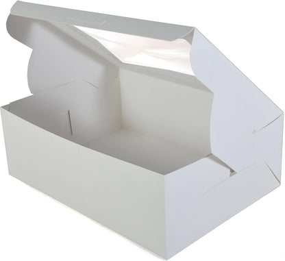 Southern Champion Tray 1029 Premium Clay Coated Kraft Paperboard White Non-Window Sheet Cake and Utility Box, 19" Length x 14" Width x 4" Height, 1/2 Sheet (Case of 50)