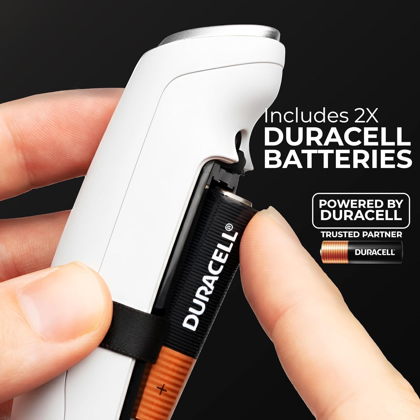 Zulay Kitchen Powerful Milk Frother Wand With Duracell Batteries - Ultra Fast Handheld Drink Mixer - Electric Whisk Foam Maker for Coffee, Lattes, Cappuccino & Matcha - Z1 Motor - Black - Colors A