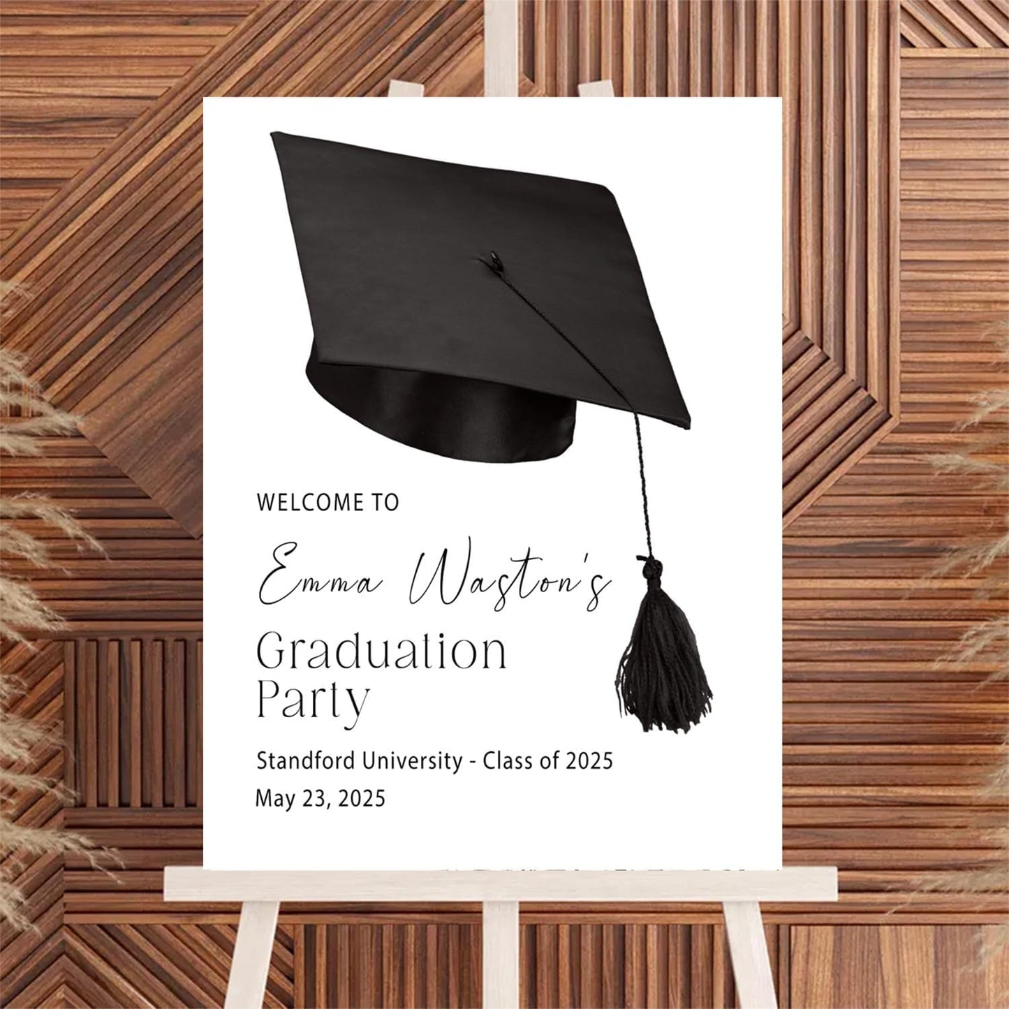Personalized 2026 Graduation Party Welcome Sign, Minimalist Grads Decor, Class of 2026 Graduation Party Poster, Custom Graduation Party Sign, Congrats Grad Decorations Design 2
