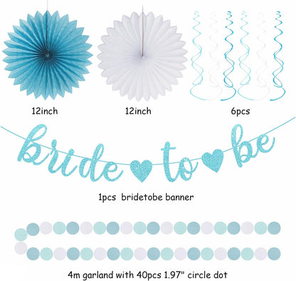 2026 Blue Class-Congratulations Prom Graduation Party-Decorations - 22pcs High School College Grad Supplies Decor,Royal Navy White Silver Tissue Pom Poms Streamers, Paper Flowers Lanterns Hugmoon