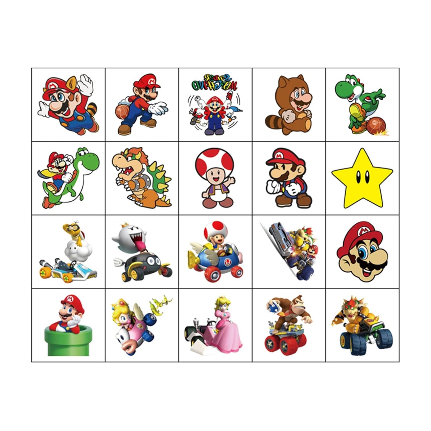 20 Sheets Disney Princess Temporary Tattoos for Kids, Birthday Party Favors, Cute Cartoon Decoration Sticker Gifts for Girl Boys Home Activity Class Prizes Carnival Christmas Rewards