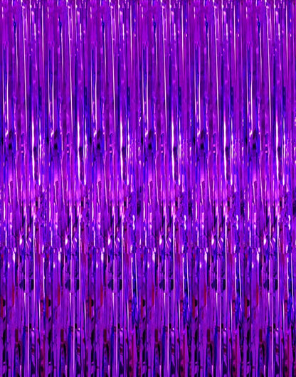 i-CHONY 2 Pcs 3.2ft x 8.2ft Champagne Gold Metallic Tinsel Foil Fringe Curtains Photo Booth Backdrop for Baby Shower Birthday Wedding Holiday Celebration Bachelorette Party Decorations