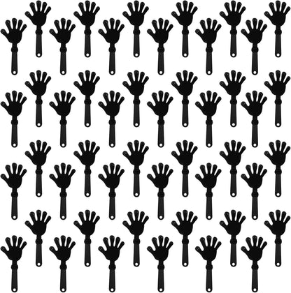 100 Pcs Sunburst Yellow Hand Clappers 7.5 Inch Clappers Noisemakers Noise Makers Party Favors Plastic Clapper for Sporting Events Cheers Ball Dance Basketball Football Noisemakers （Yellow）