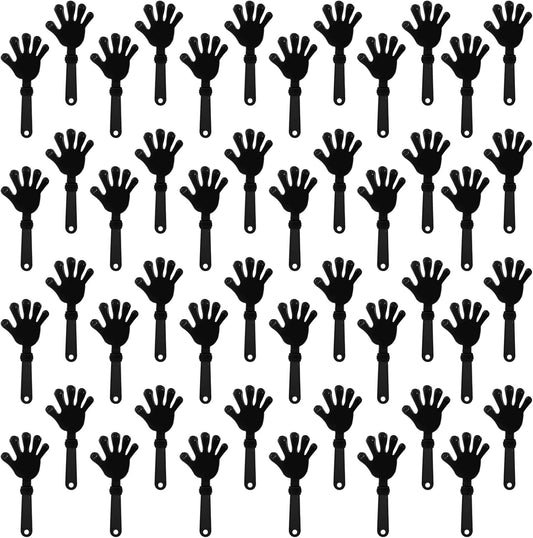 100 Pcs Sunburst Yellow Hand Clappers 7.5 Inch Clappers Noisemakers Noise Makers Party Favors Plastic Clapper for Sporting Events Cheers Ball Dance Basketball Football Noisemakers （Yellow）