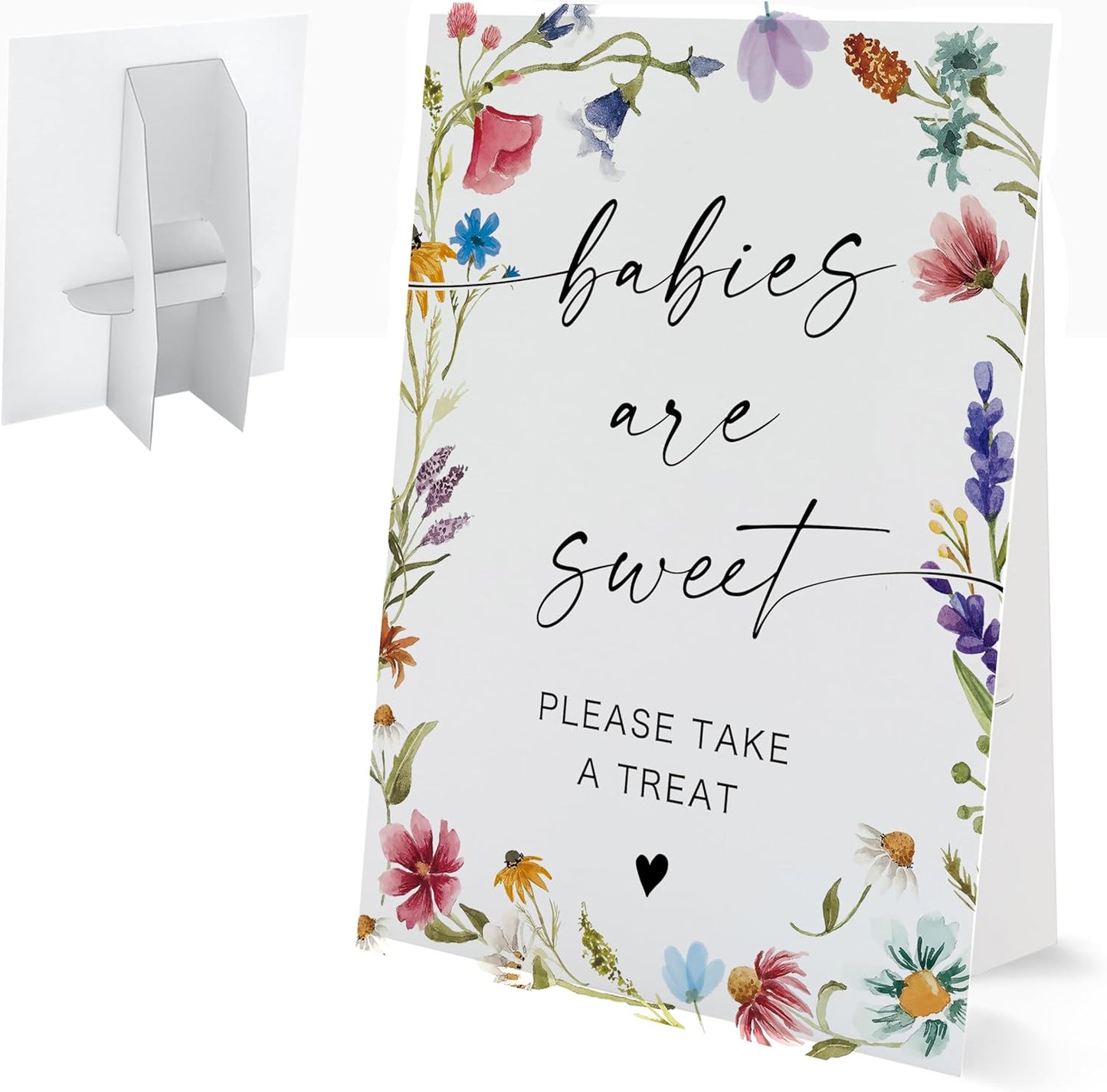 Bible Guest Book Sign, Wedding Signs for Ceremony and Reception, Floral Bridal Shower Decoration, Wedding Signage with Bracket, Bridal Shower Decor, Supplies For Engagement and Anniversary Parties, 13
