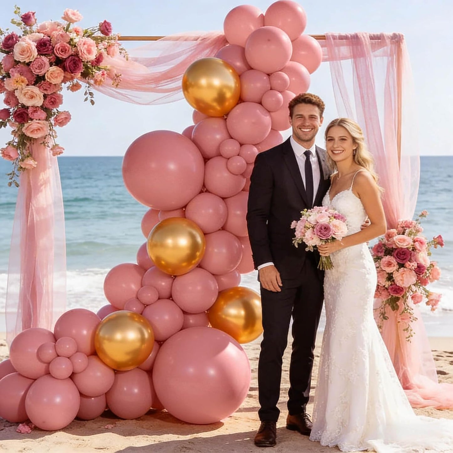 110pcs Black Balloon 12 inch, Black Latex Balloons for Birthday Party Baby Shower Wedding(with 2 Ribbons). - Colors B