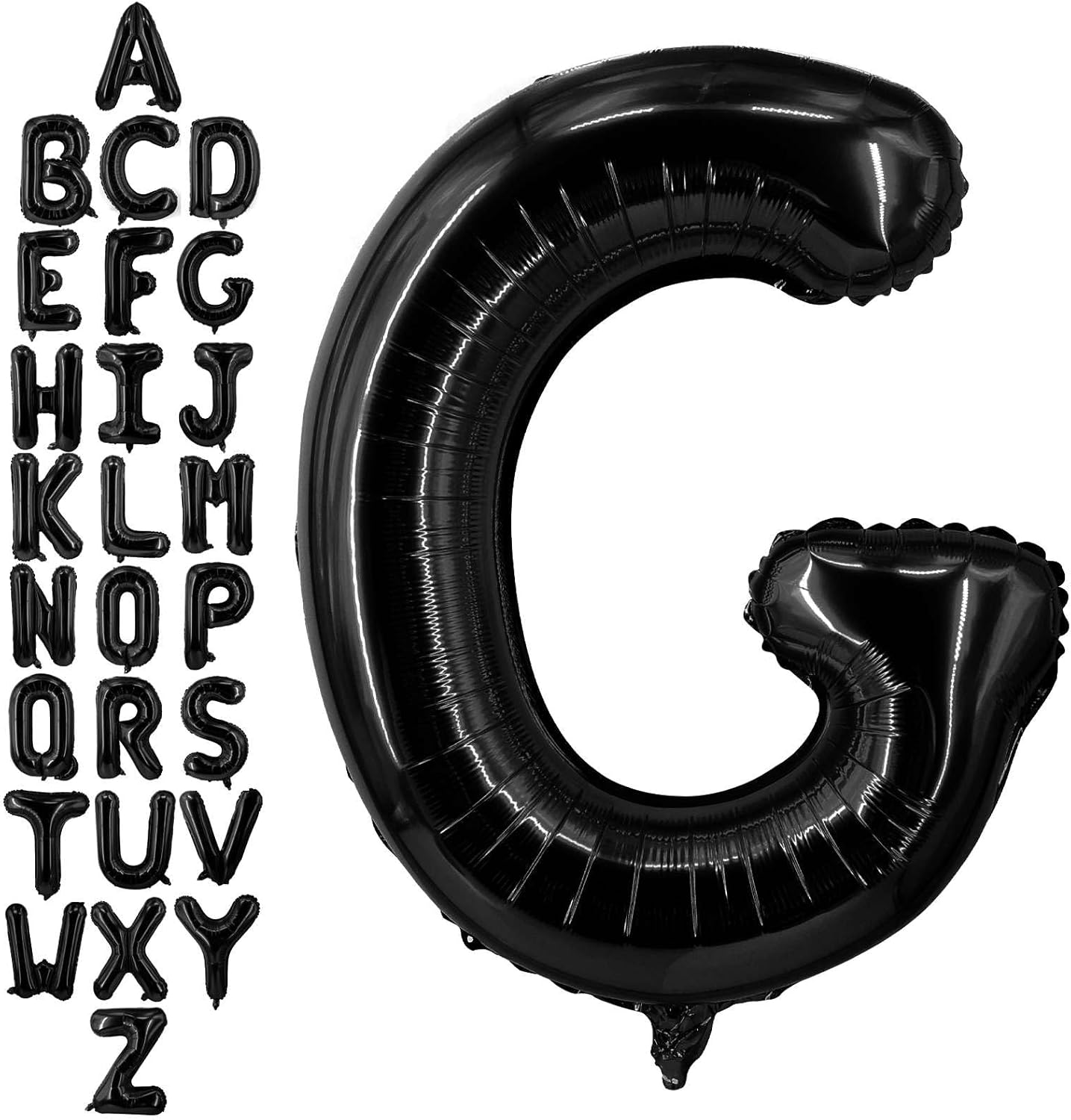 40 Inch Black Letter A Balloons, DIY Phrase Foil Alphabet Letter A Balloons DIY Word A Banner for Birthday Anniversary Celebration Graduation Party Supplies Decoration