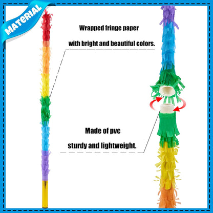 PCFING 30 Inch Piñata Stick Kit Blue Very Sturdy Will Not Break, Suitable for Boys Girls Adults Can Have Fun at Any Party