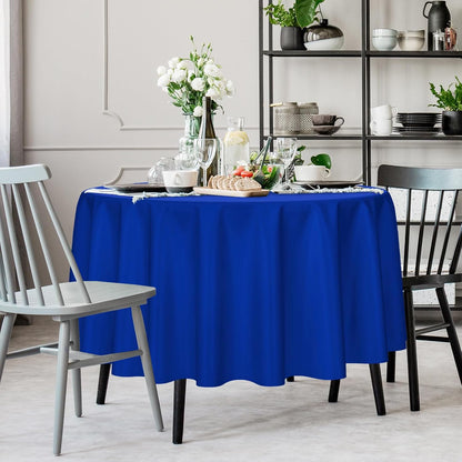 Kopokita 2PCS Black Plastic Tablecloths 54 x 108 Inch, Disposable Table Cloths Rectangle Party Table Covers
