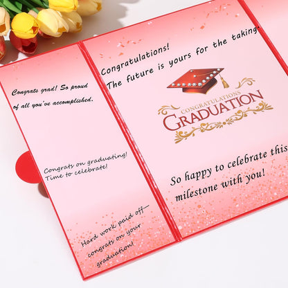 Graduation Guest Book 2026 Graduation Party Decorations Class of 2026 Graduation Sign in Book Signature Board Keepsake Grad Party Supplies College High School Graduation Gift Card Book (Blue)