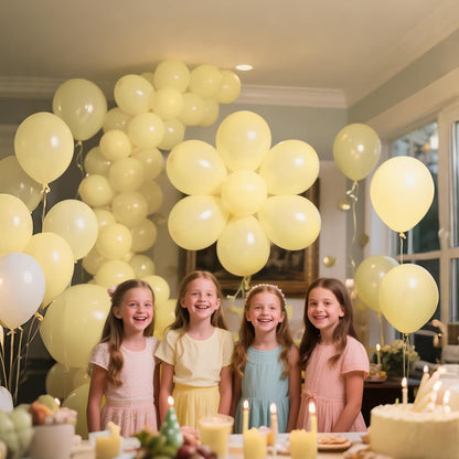 110pcs Black Balloon 12 inch, Black Latex Balloons for Birthday Party Baby Shower Wedding(with 2 Ribbons). - Colors A