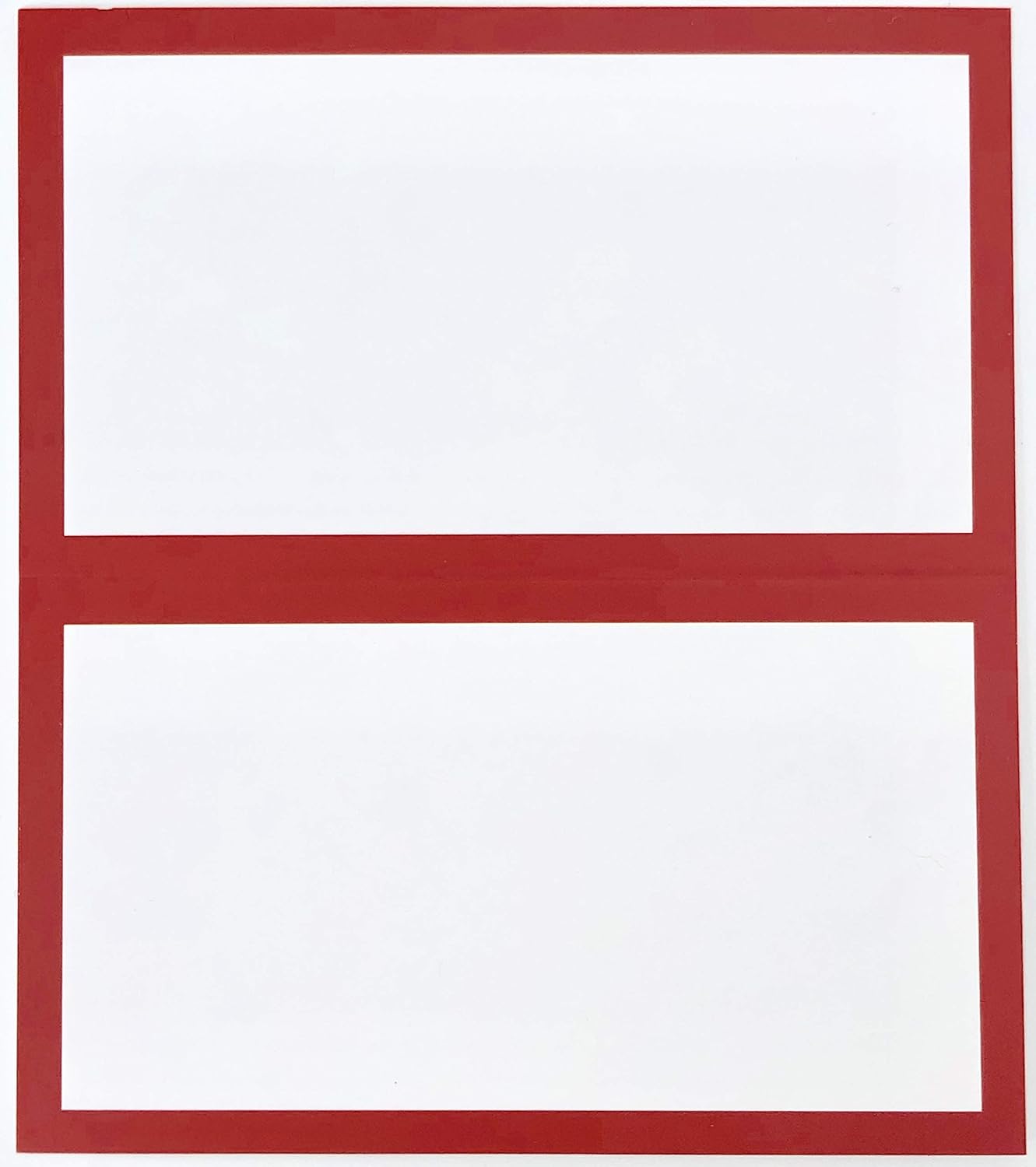 Tented Place Cards - 50 pack - Folded Place Cards are ideal for Wedding Placecards, Buffet food label, Banquet tables, Cocktail Parties, and Name Cards. Made of 14 pt. Matte Card Stock.