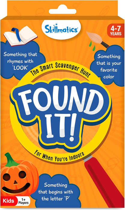 Skillmatics Outdoor Scavenger Hunt Card Game - Found It, Learning Toys, Educational Game Collections, Gifts for Kids, Boys, Girls and Families, for Ages 4, 5, 6, 7, Perfect for Home, School, Playdates