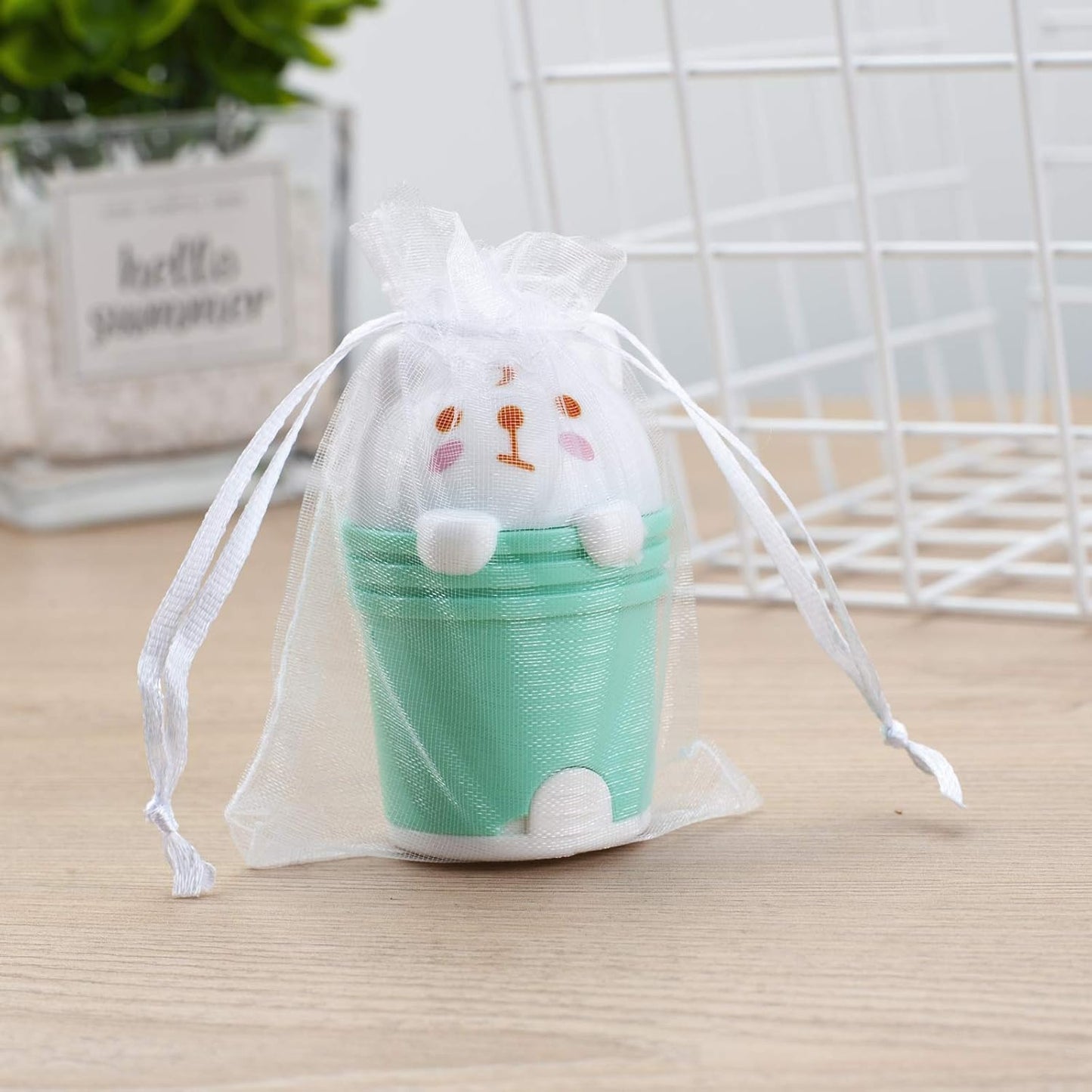 100pcs White Organza Bags 2x3 inch Sheer Drawstring Gift Bags Jewelry Pouches Wedding Party Christmas Favor Gift Bags, Little Mesh Gift Pouches Mini Candy Bags for Small Presents Earrings