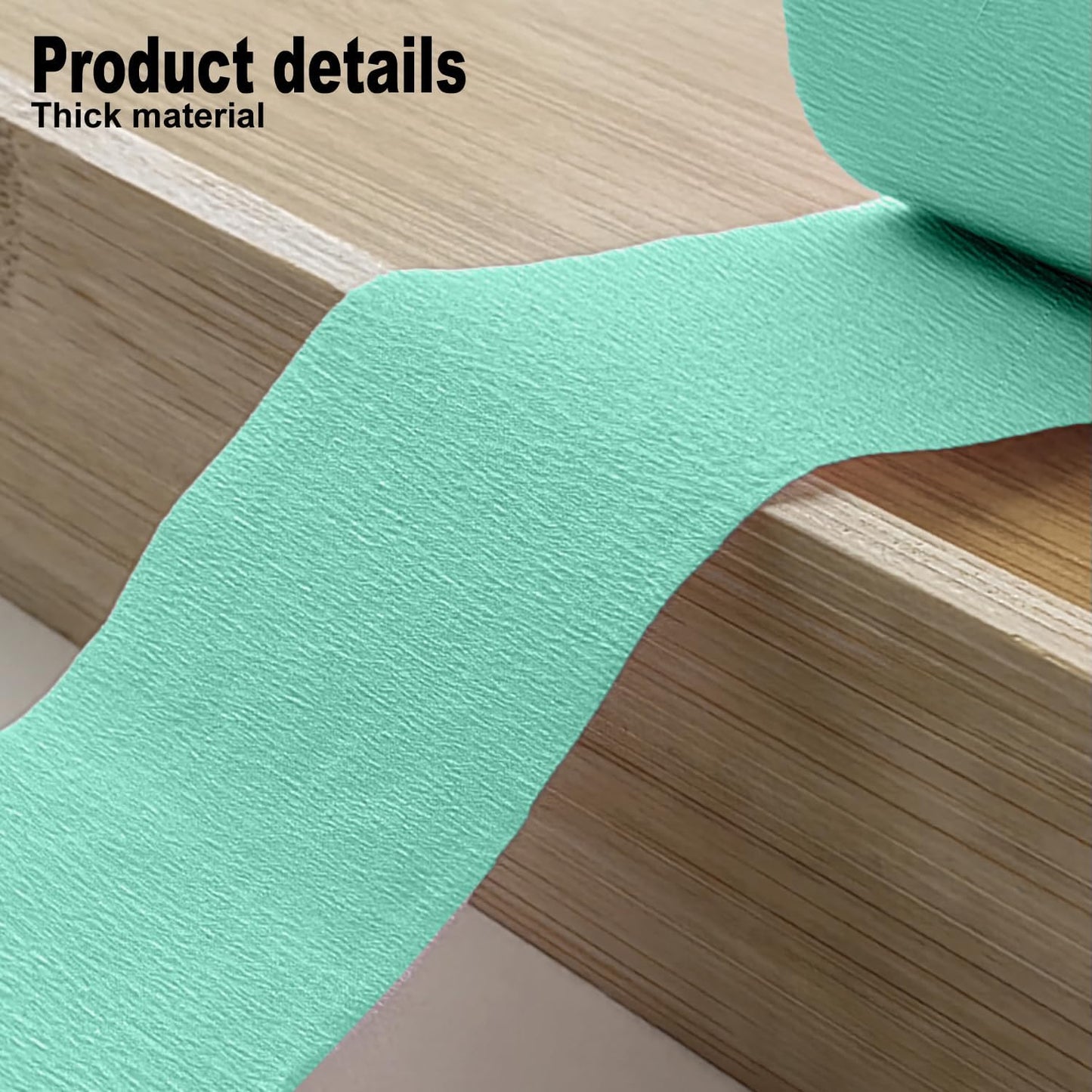 4 Crepe Paper Streamers Rolls, 328ft Pack of Red and White Crepe Paper for Birthday Baby Shower Wedding Christmas Valentines Day Party Decorations (1.8 inch x 82 ft/Roll)