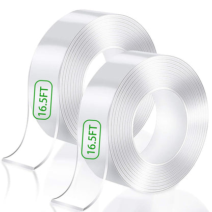 Double Sided Tape for Wall Hanging, 0.79" Sticky Tack Dots Strong Mounting Putty, Stickers Easy to Peel for Crafts, Poster, Balloons Decoration, 252 PCS Removable Tape