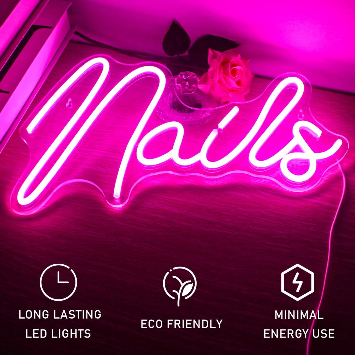 Welcome to the Jungle Neon Sign Jungle Decor Green Led Word Neon Light Signs for Wall Decor Usb Letter Light Up Sign for Garden Home Entryway Front Porch Party Gift
