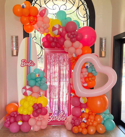Bezente Pink Balloons Set,60pcs 12 inch Metallic Pearl Pink, Hot & Pastel Pink Latex Balloons Kit for Birthday,Wedding,Baby Shower,Princess Theme Party Decorations
