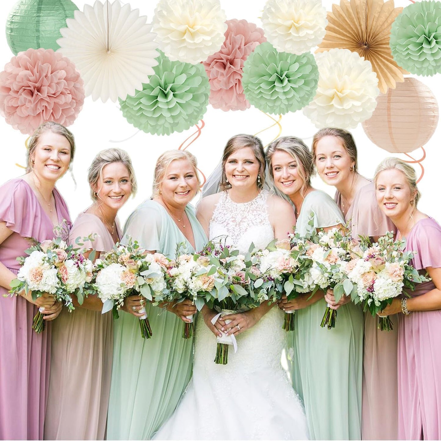 2026 Blue Class-Congratulations Prom Graduation Party-Decorations - 22pcs High School College Grad Supplies Decor,Royal Navy White Silver Tissue Pom Poms Streamers, Paper Flowers Lanterns Hugmoon
