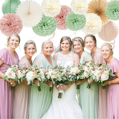 2026 Blue Class-Congratulations Prom Graduation Party-Decorations - 22pcs High School College Grad Supplies Decor,Royal Navy White Silver Tissue Pom Poms Streamers, Paper Flowers Lanterns Hugmoon