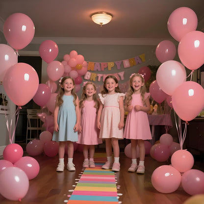 110pcs Black Balloon 12 inch, Black Latex Balloons for Birthday Party Baby Shower Wedding(with 2 Ribbons). - Colors B