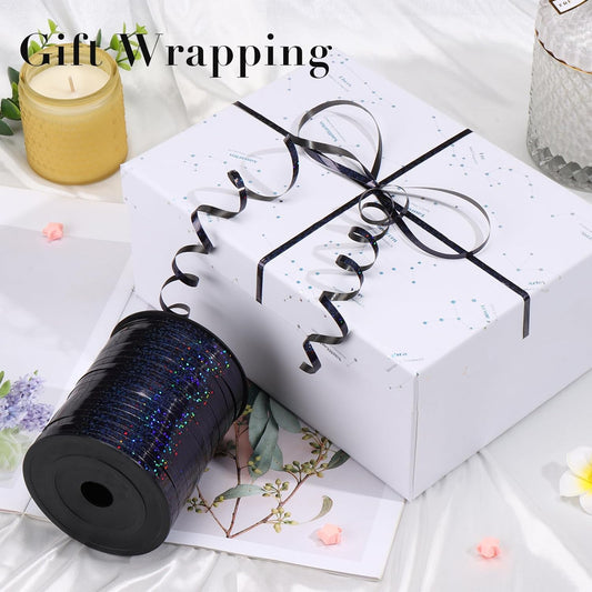 Rose Gold Curling Ribbon - 500 Yard Shiny Metallic Curling Ribbon for Gift Wrapping, Balloons, Birthdays & Parties