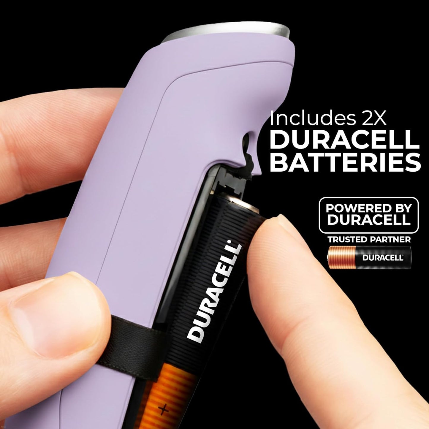 Zulay Kitchen Powerful Milk Frother Wand With Duracell Batteries - Ultra Fast Handheld Drink Mixer - Electric Whisk Foam Maker for Coffee, Lattes, Cappuccino & Matcha - Z1 Motor - Black - Colors D
