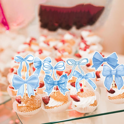 Wildflower Birthday Party Decorations, 36PCS Flower Floral Cupcake Toppers Decoration, Baby in Bloom Baby Shower Cupcake Picks Decor Party Supplies for Gilrs Women